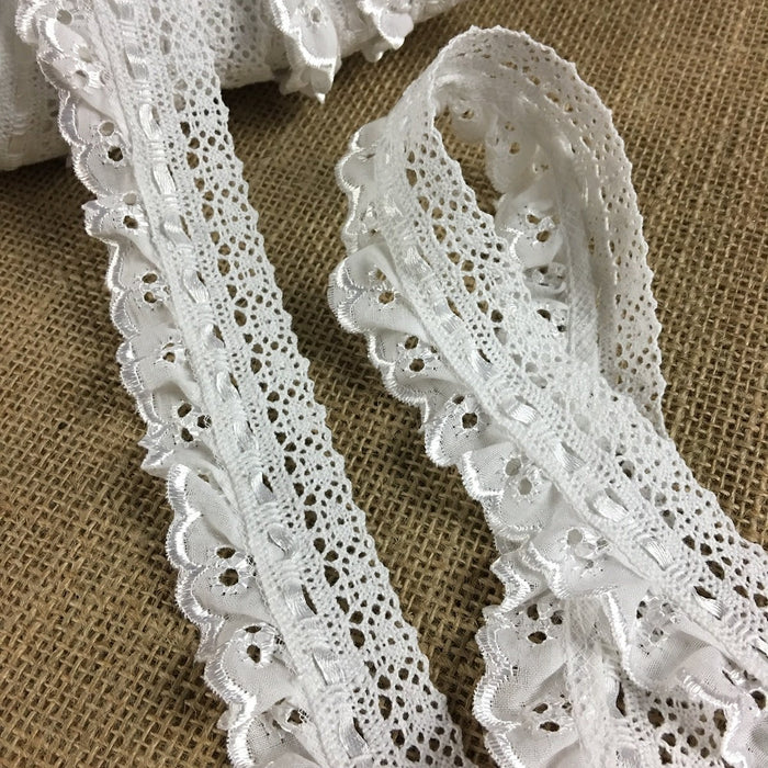 eyelet ribbon trim