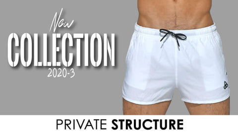 Private Structure 2020-3 Athletic Leisure At Its Best... Private Structure is a brand that specializes in designing underwear and activewear fit for every man everywhere.... These collections come equipped with eye catching looks and colors that are always on the cutting edge of fashion.  Get ready to get noticed!