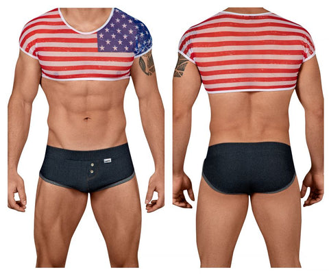 99443 American Crop-Top Two piece set is elaborated on a smooth fiber that provides support and comfort exactly where needed. US flag printed on top and denim look brief on the bottom. Hand made in Colombia - South America with USA and Colombian fabrics. Please refer to size chart to ensure you choose the correct size. Composition: 94% Nylon 6% Elastane. Elastic microfiber fabric is quick dry and resilient. Short sleeves top. Complete coverage bottom. For best long-term appearance retention, avoid high temperature washing or drying. Wash separately from rough items that could damage fibers (zippers, buttons). COVID-19 UPDATE! WE ARE STILL SHIPPING AS USUAL!!! WE WILL UPDATE IF THAT CHANGES! X       Underwear...with an Attitude.   MY CART    0  D.U.A. EXPLORE   NEW   UNDER $15   MEN   WOMEN   WOMEN'S PLUS SIZE   *WHITE PARTY*   *PRIDE*   MOST POPULAR   SHOP BY BRAND   SIZE CHARTS   BLOG   GIFT CARDS   COSMETICS  CandyMan 99443 American Crop-Top Two piece set Color Multi-colored CandyMan 99443 American Crop-Top Two piece set Color Multi-colored CandyMan 99443 American Crop-Top Two piece set Color Multi-colored CandyMan 99443 American Crop-Top Two piece set Color Multi-colored CandyMan 99443 American Crop-Top Two piece set Color Multi-colored CandyMan 99443 American Crop-Top Two piece set Color Multi-colored CandyMan 99443 American Crop-Top Two piece set Color Multi-colored CandyMan 99443 American Crop-Top Two piece set Color Multi-colored CandyMan 99443 American Crop-Top Two piece set Color Multi-colored CandyMan 99443 American Crop-Top Two piece set Color Multi-colored CandyMan 99443 American Crop-Top Two piece set Color Multi-colored CandyMan 99443 American Crop-Top Two piece set Color Multi-colored CandyMan CANDYMAN AMERICAN CROP-TOP TWO PIECE SET COLOR MULTI-COLORED $50.49  or 4 interest-free installments of $12.62 by Afterpay ⓘ  Size S M L XL Quantity   1   99443 American Crop-Top Two piece set is elaborated on a smooth fiber that provides support and comfort exactly where needed. US flag printed on top and denim look brief on the bottom. Hand made in Colombia - South America with USA and Colombian fabrics. Please refer to size chart to ensure you choose the correct size. Composition: 94% Nylon 6% Elastane. Elastic microfiber fabric is quick dry and resilient. Short sleeves top. Complete coverage bottom. For best long-term appearance retention, avoid high temperature washing or drying. Wash separately from rough items that could damage fibers (zippers, buttons).  Customer Reviews No reviews yetWrite a review    MORE IN THIS COLLECTION CandyMan 99443 American Crop-Top Two piece set Color Multi-colored CANDYMAN CANDYMAN RAINBOW PRIDE BRIEFS COLOR MULTI-COLORED $24.09 CandyMan 99443 American Crop-Top Two piece set Color Multi-colored CANDYMAN CANDYMAN RAINBOW PRIDE BRIEFS COLOR BLACK $24.09 CandyMan 99443 American Crop-Top Two piece set Color Multi-colored CANDYMAN CANDYMAN LACE LOUNGE PANTS COLOR BLACK $52.69 CandyMan 99443 American Crop-Top Two piece set Color Multi-colored CANDYMAN CANDYMAN RAINBOW PRIDE SUSPENDERS-THONGS COLOR BLACK $37.29 CandyMan 99443 American Crop-Top Two piece set Color Multi-colored CANDYMAN CANDYMAN LACE MINI TRUNKS COLOR BLACK $28.49 CandyMan 99443 American Crop-Top Two piece set Color Multi-colored CANDYMAN CANDYMAN RAINBOW PRIDE BIKINI COLOR MULTI-COLORED $15.29 CandyMan 99443 American Crop-Top Two piece set Color Multi-colored CANDYMAN CANDYMAN RAINBOW PRIDE BRIEFS COLOR MULTI-COLORED $32.89 CandyMan 99443 American Crop-Top Two piece set Color Multi-colored CANDYMAN CANDYMAN PARADISE JOCKSTRAP COLOR MULTI-COLORED $19.69 CandyMan 99443 American Crop-Top Two piece set Color Multi-colored CANDYMAN CANDYMAN PARADISE BRIEFS COLOR MULTI-COLORED $24.09 CandyMan 99443 American Crop-Top Two piece set Color Multi-colored CANDYMAN CANDYMAN PARADISE JOCKSTRAP-THONG COLOR MULTI-COLORED $17.49 CandyMan 99443 American Crop-Top Two piece set Color Multi-colored CANDYMAN CANDYMAN PARADISE JOCKSTRAP-THONG COLOR MULTI-COLORED $17.49 CandyMan 99443 American Crop-Top Two piece set Color Multi-colored CANDYMAN CANDYMAN AMERICAN JEANS THONGS COLOR DENIM $30.69 CandyMan 99443 American Crop-Top Two piece set Color Multi-colored CANDYMAN CANDYMAN THONGS COLOR BEIGE $10.73 CandyMan 99443 American Crop-Top Two piece set Color Multi-colored CANDYMAN CANDYMAN JOCKSTRAP COLOR BLACK $18.21 CandyMan 99443 American Crop-Top Two piece set Color Multi-colored CANDYMAN CANDYMAN PANTS COLOR BLACK $34.11 CandyMan 99443 American Crop-Top Two piece set Color Multi-colored CANDYMAN CANDYMAN PANTS COLOR RED $34.11 CandyMan 99443 American Crop-Top Two piece set Color Multi-colored CANDYMAN CANDYMAN THONGS PRINTED $7.93 CandyMan 99443 American Crop-Top Two piece set Color Multi-colored CANDYMAN CANDYMAN BRIEFS COLOR BEIGE $14.47 CandyMan 99443 American Crop-Top Two piece set Color Multi-colored CANDYMAN CANDYMAN JOCKSTRAP COLOR BLACK $21.02 CandyMan 99443 American Crop-Top Two piece set Color Multi-colored CANDYMAN CANDYMAN POLICE COSTUME OUTFIT COLOR BLACK $34.15 CandyMan 99443 American Crop-Top Two piece set Color Multi-colored CANDYMAN CANDYMAN THONG COLOR BLACK $10.17 CandyMan 99443 American Crop-Top Two piece set Color Multi-colored CANDYMAN CANDYMAN BOWTIE AND CUFFS ONLY COLOR ONLY $9.26 CandyMan 99443 American Crop-Top Two piece set Color Multi-colored CANDYMAN CANDYMAN SAILOR COSTUME OUTFIT COLOR WHITE $39.31 CandyMan 99443 American Crop-Top Two piece set Color Multi-colored CANDYMAN CANDYMAN THONG COLOR BLACK $18.21 CandyMan 99443 American Crop-Top Two piece set Color Multi-colored CANDYMAN CANDYMAN POLICE OUTFIT COLOR BLACK $36.91 CandyMan 99443 American Crop-Top Two piece set Color Multi-colored CANDYMAN CANDYMAN JOCKSTRAP COLOR BLACK-WHITE $15.41 CandyMan 99443 American Crop-Top Two piece set Color Multi-colored CANDYMAN CANDYMAN PATRIOTIC THONG MULTI-COLORED $12.60 CandyMan 99443 American Crop-Top Two piece set Color Multi-colored CANDYMAN CANDYMAN THONG COLOR RED $10.17 CandyMan 99443 American Crop-Top Two piece set Color Multi-colored CANDYMAN CANDYMAN THONG COLOR WHITE $10.17 CandyMan 99443 American Crop-Top Two piece set Color Multi-colored CANDYMAN CANDYMAN PILOT COSTUME OUTFIT COLOR MULTI-COLORED $38.78 CandyMan 99443 American Crop-Top Two piece set Color Multi-colored CANDYMAN CANDYMAN VAMPIRE COSTUME OUTFIT COLOR MULTI-COLORED $35.04 CandyMan 99443 American Crop-Top Two piece set Color Multi-colored CANDYMAN CANDYMAN UNICORN COSTUME OUTFIT COLOR MULTI-COLORED $22.89 CandyMan 99443 American Crop-Top Two piece set Color Multi-colored CANDYMAN CANDYMAN UNICORN COSTUME OUTFIT COLOR MULTI-COLORED $19.15 CandyMan 99443 American Crop-Top Two piece set Color Multi-colored CANDYMAN CANDYMAN HANDS BIKINI COLOR BLACK $22.89 CandyMan 99443 American Crop-Top Two piece set Color Multi-colored CANDYMAN CANDYMAN DRAGON THONGS COLOR BLACK $16.34 CandyMan 99443 American Crop-Top Two piece set Color Multi-colored CANDYMAN CANDYMAN CANDY LACE THONGS COLOR BLACK $12.60 CandyMan 99443 American Crop-Top Two piece set Color Multi-colored CANDYMAN CANDYMAN CANDY LACE THONGS COLOR GREEN $12.60 CandyMan 99443 American Crop-Top Two piece set Color Multi-colored CANDYMAN CANDYMAN CANDY LACE THONGS COLOR ORANGE $12.60 CandyMan 99443 American Crop-Top Two piece set Color Multi-colored CANDYMAN CANDYMAN GUM JOCKSTRAP COLOR PINK $15.41 CandyMan 99443 American Crop-Top Two piece set Color Multi-colored CANDYMAN CANDYMAN THONGS COLOR BLACK $21.95 CandyMan 99443 American Crop-Top Two piece set Color Multi-colored CANDYMAN CANDYMAN JOCKSTRAP COLOR BURGUNDY $17.28 CandyMan 99443 American Crop-Top Two piece set Color Multi-colored CANDYMAN CANDYMAN THONGS COLOR WHITE $12.50 CandyMan 99443 American Crop-Top Two piece set Color Multi-colored CANDYMAN CANDYMAN BIKINI COLOR BLACK $21.95 CandyMan 99443 American Crop-Top Two piece set Color Multi-colored CANDYMAN CANDYMAN THONGS COLOR RED $27.56 CandyMan 99443 American Crop-Top Two piece set Color Multi-colored CANDYMAN CANDYMAN THONGS COLOR BURGUNDY $11.07 CandyMan 99443 American Crop-Top Two piece set Color Multi-colored CANDYMAN CANDYMAN JOCKSTRAP COLOR BURGUNDY $15.36 CandyMan 99443 American Crop-Top Two piece set Color Multi-colored CANDYMAN CANDYMAN THONGS COLOR RED $16.34 CandyMan 99443 American Crop-Top Two piece set Color Multi-colored CANDYMAN CANDYMAN JOCKSTRAP COLOR BLACK From $24.76 - $29.13 CandyMan 99443 American Crop-Top Two piece set Color Multi-colored CANDYMAN CANDYMAN THONGS COLOR BLACK $27.56 Back To CandyMan ← Previous Product   Next Product → D.U.A. NAVIGATION Contact Us Gift Cards About Us First Responder Discounts Military Discounts Student Discounts Payment Options Privacy Policy Product Care Returns Shipping Terms of Service MOST VISITED Hot New Items! Most Popular All Collections Men's Brands Women's Brands Last Chance For Him Last Chance For Her Men's Underwear About Us POPULAR PAGES Best Sellers New Arrivals New for Men Men's Underwear Women's Apparel Under $15 for Him Under $15 for Her Size Charts CONNECT Join our Mailing List  Enter Email Address       COPYRIGHT © 2020 D.U.A. • SHOPIFY THEME BY UNDERGROUND MEDIA •  POWERED BY SHOPIFY               Earn Rewards
