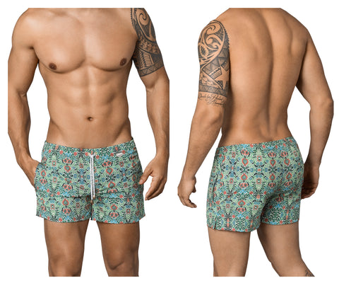 Clever Moda 1320 Creation Trunks Color Green Size M 