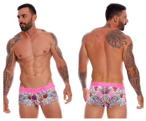 JOR JOR REFF TRUNKS COLOR PRINTED €26,95  Afterpay available for orders over $35 ⓘ  Size S M L XL Quantity   1   0989 Reff Trunks are made in a spandex stretch microfiber fabric that forms a sleek, body-defining fit. Are the perfect gift for every man, but make sure you pick up a pair for yourself as well, because once you see these undies on, you'll need them. It has wild life images printed all over. Printed may differ from the one on the picture.  Hand made in Colombia - South America with USA and Colombian fabrics. Please refer to size chart to ensure you choose the correct size. Composition: 96% Polyester 4% Spandex. Smooth fiber provides support and comfort exactly where needed. Wide elastic logo waistband. Short length boxer. Wash Separately, Drip Dry, do not Bleach. Customer Reviews No reviews yetWrite a review    Articles, Photos, Blogs and Interviews Product Care Privacy Policy CONTACT US