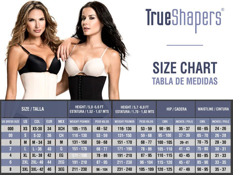 TrueShapers® is a line of high quality and super high compression shapewear - for both women and men - that also offers a high level of comfort! TrueShapers® product line features a wide variety of waistbands, waist cinchers, belts and control products. This contouring shapewear line is designed for everyday use, workouts & athletic wear, post surgery, and postpartum uses.  Styles include body shaping apparel, waistbands, waist cinchers, belts and control products.