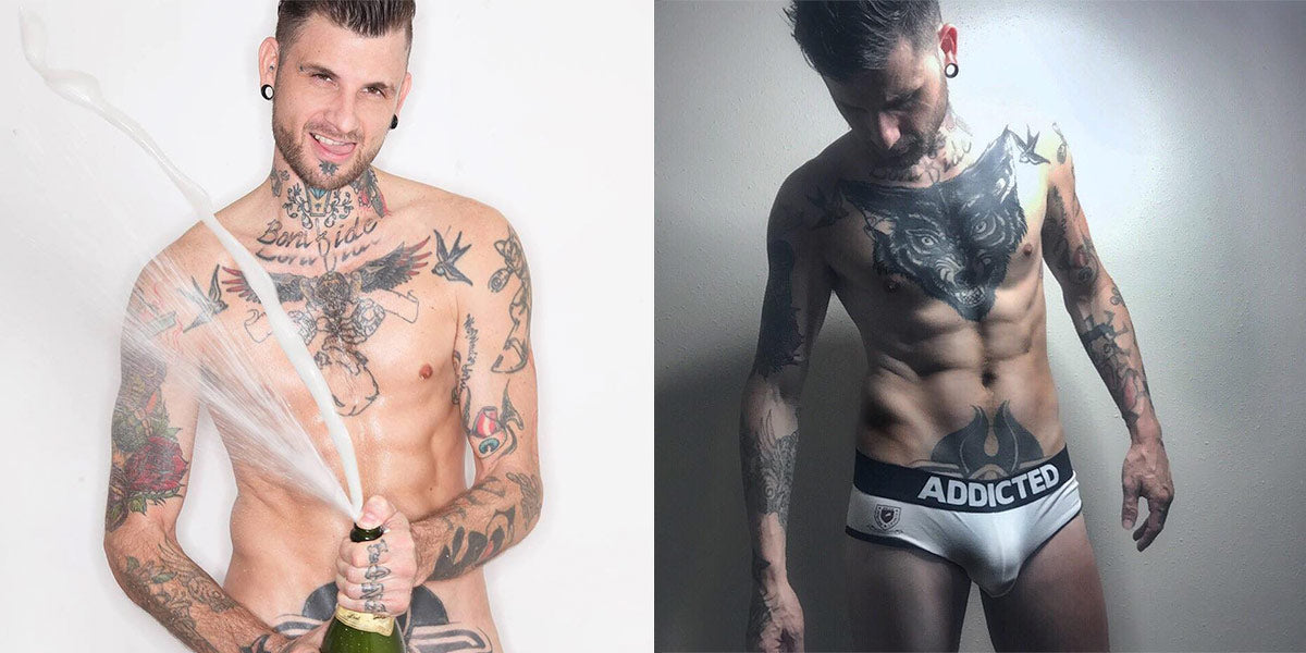 Logan Blackthorn Modell DownUnder Bekleidung Sexy Herren Unterwäsche