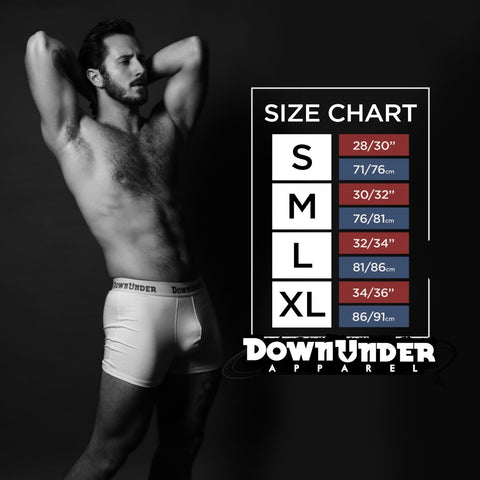 Calvin klein underwear size sales chart mens