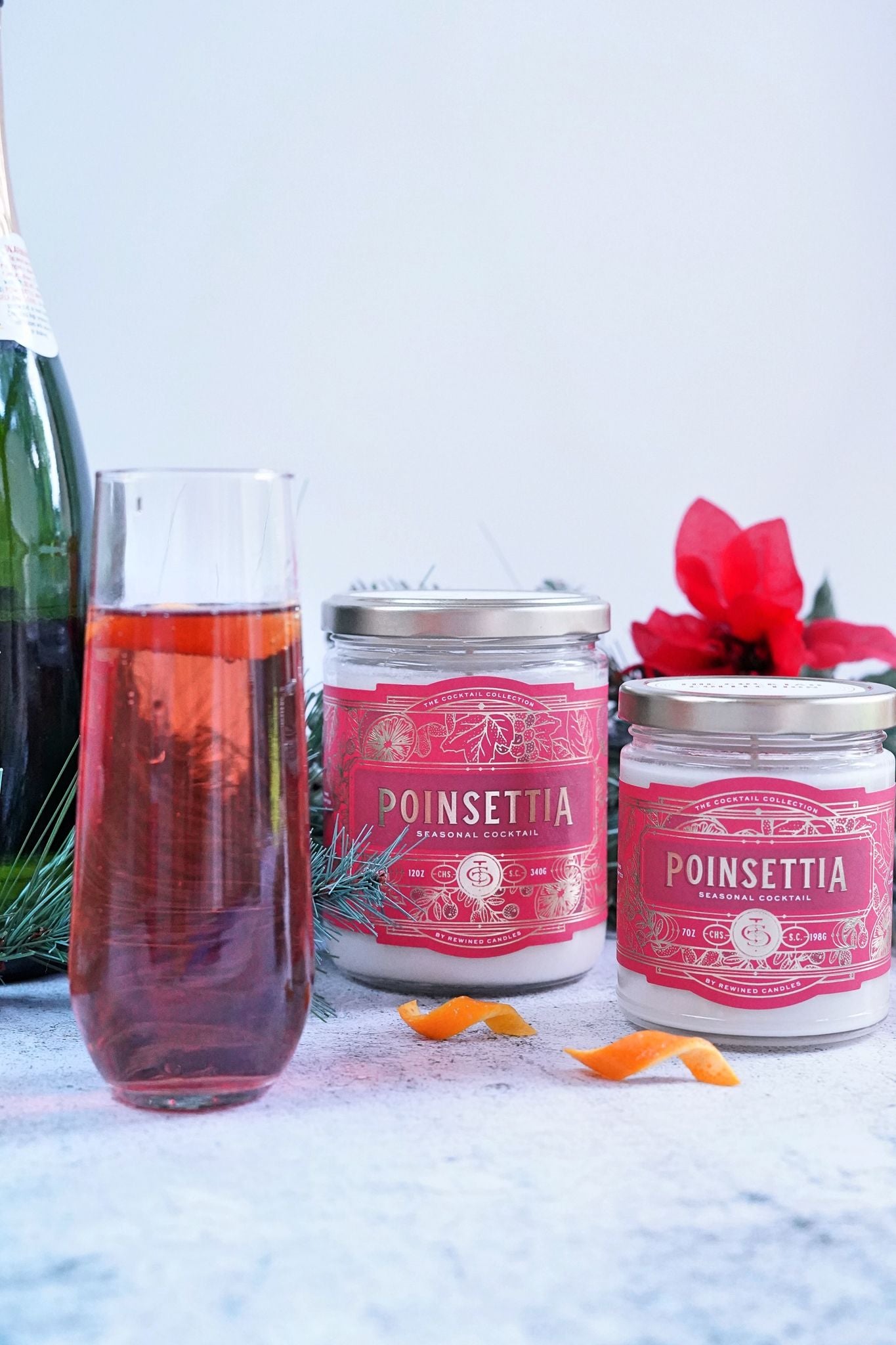 Poinsettia Candle 7 oz