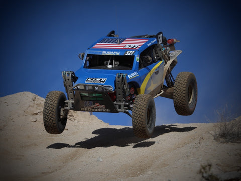 Subaru Motorsports USA Crosstrek Desert Racer Jumping