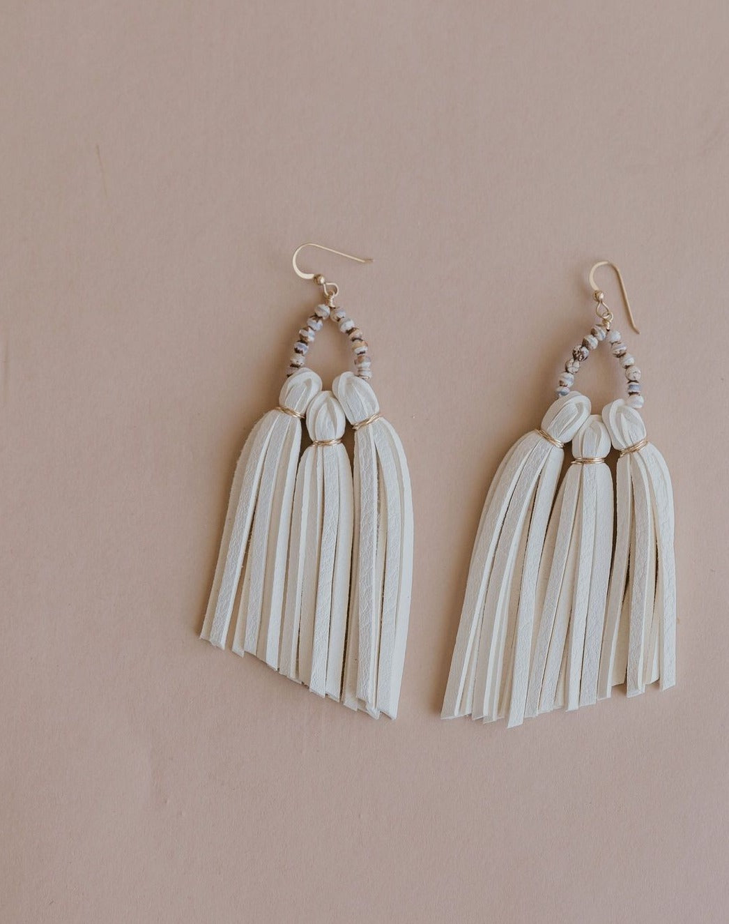 Aurora Earrings in White