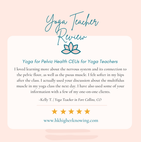 Yoga Teacher Testimonial