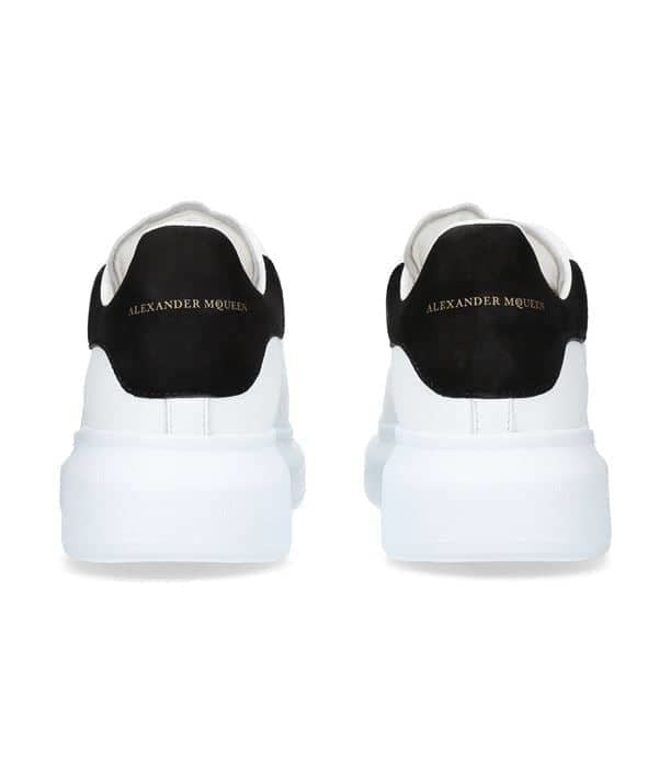 white and black suede alexander mcqueen's
