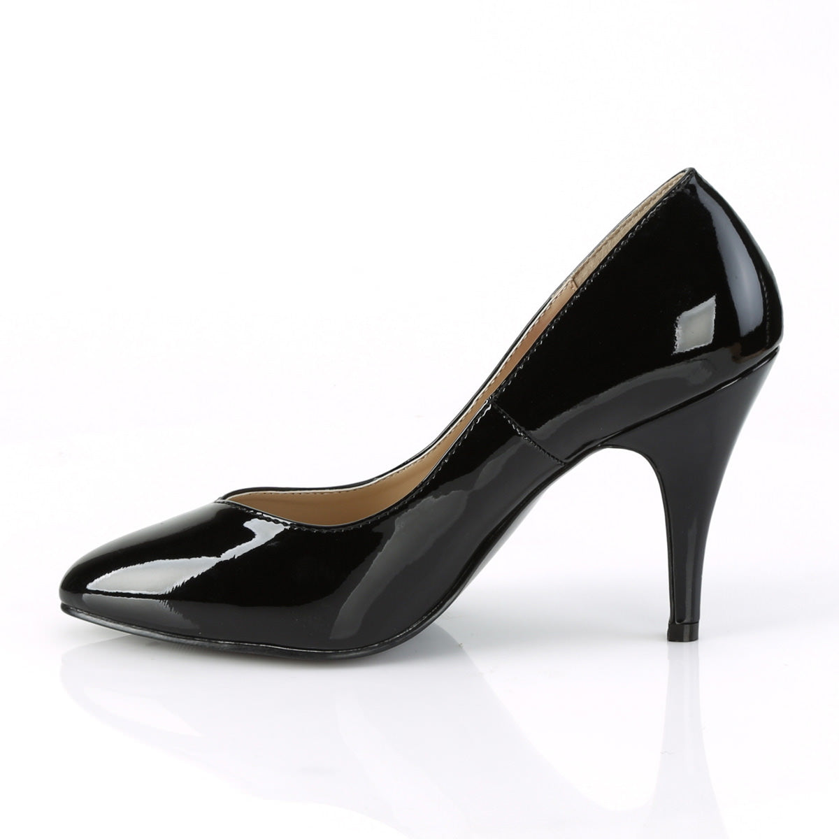 4 Inch Heel Black Pu Wide Width Drag Queen Shoes | DREAM-420W – Shoecup.com