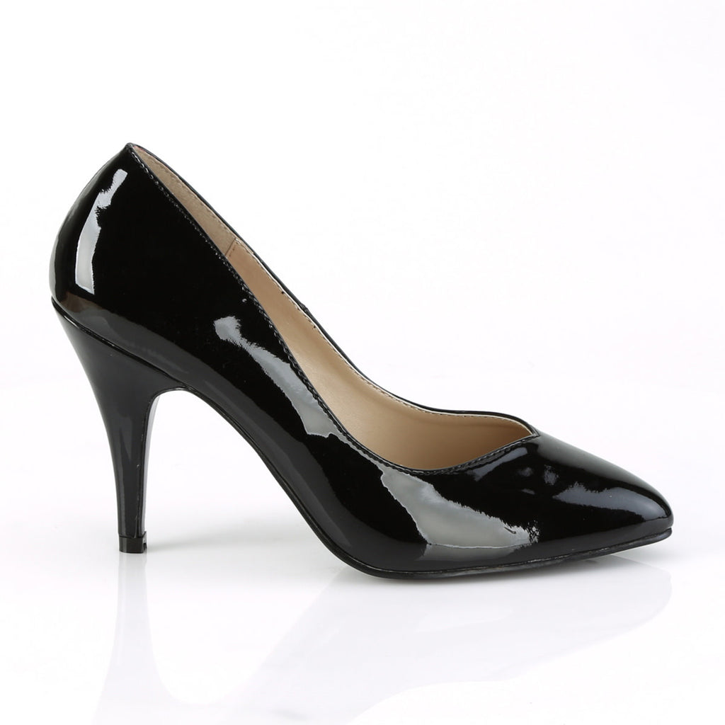 4 Inch Heel Black Pu Wide Width Drag Queen Shoes | DREAM-420W – Shoecup.com