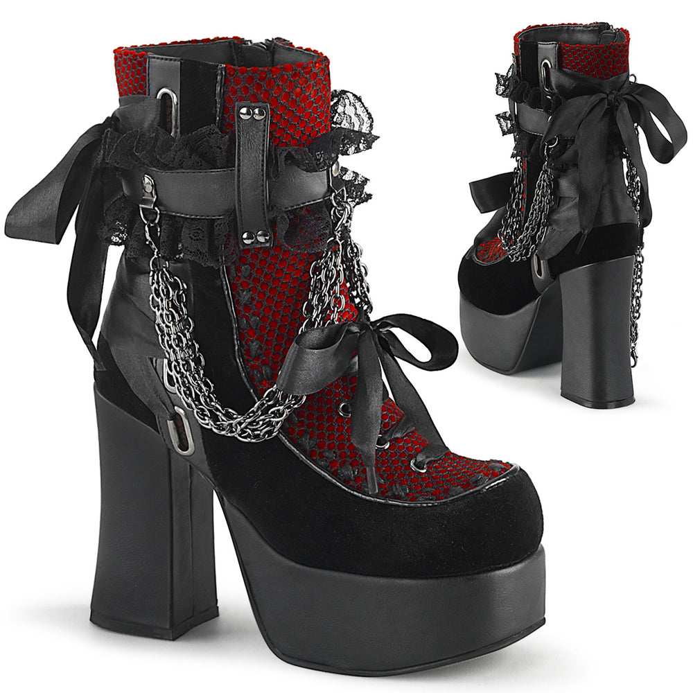 black gothic heels