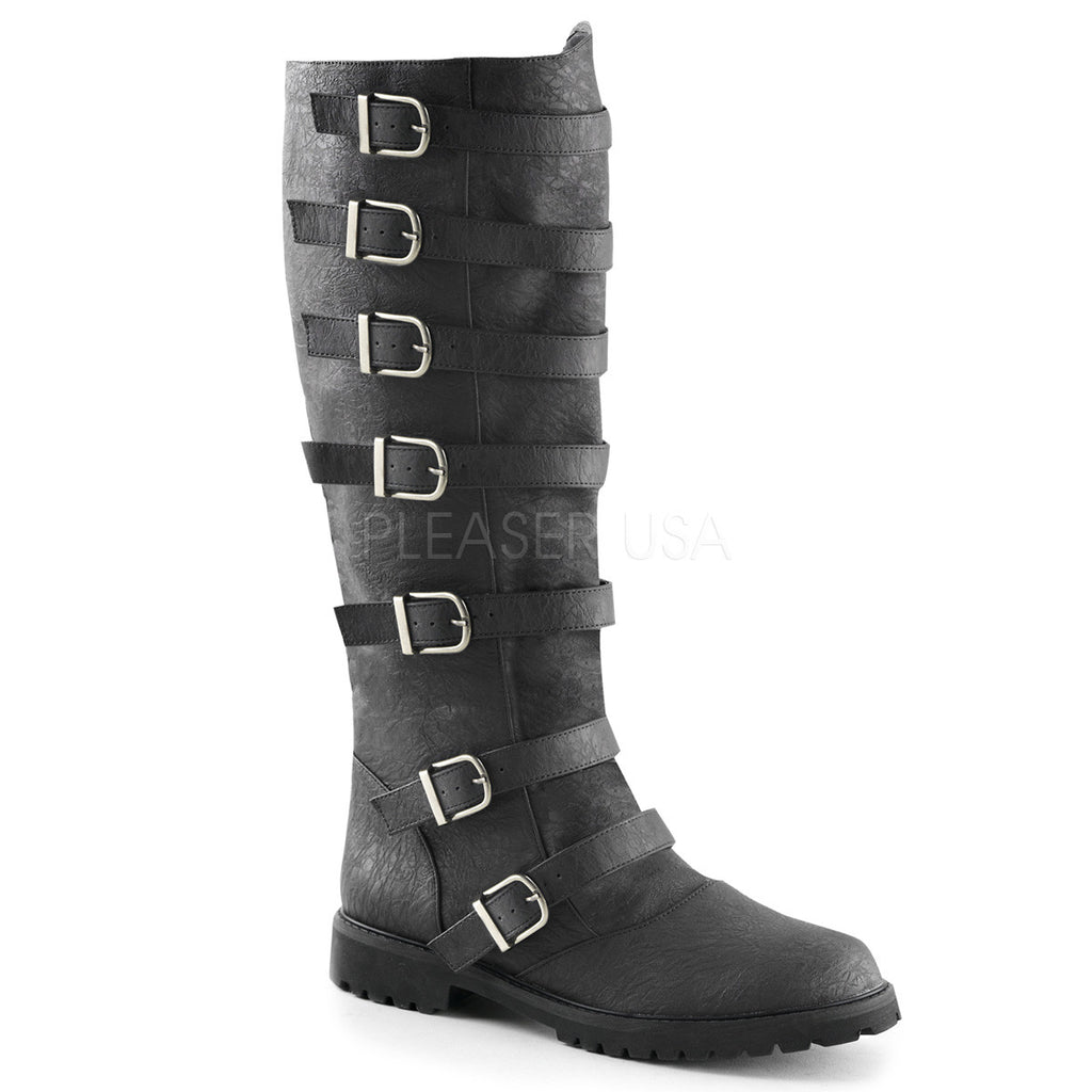 Men's Brown Renaissance Medieval Pirate Boots | FUNTASMA GOTHAM-110 ...