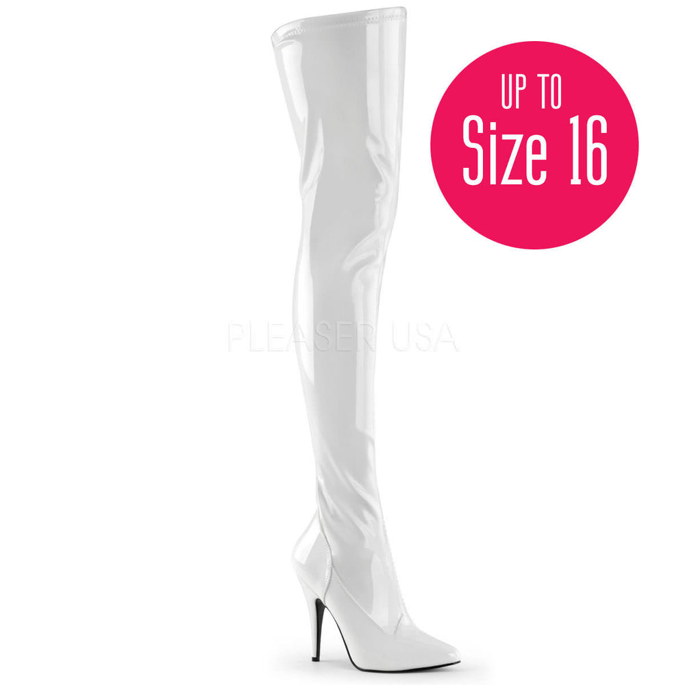 size 13 wide thigh high boots