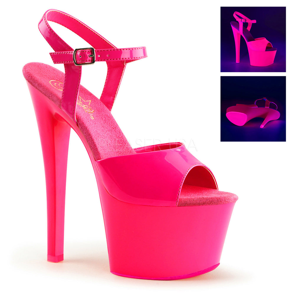pleaser pink shoes
