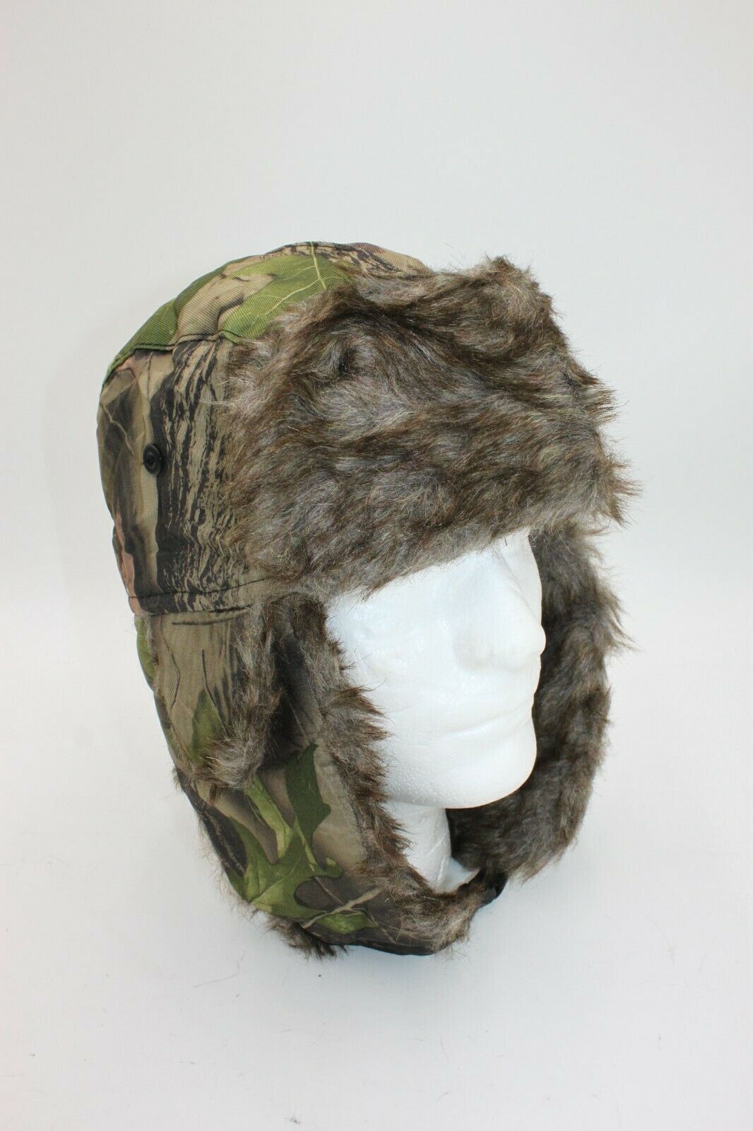 Camo Bomber Faux Fur Mens Large Hunting M81 Military Woodland Camo