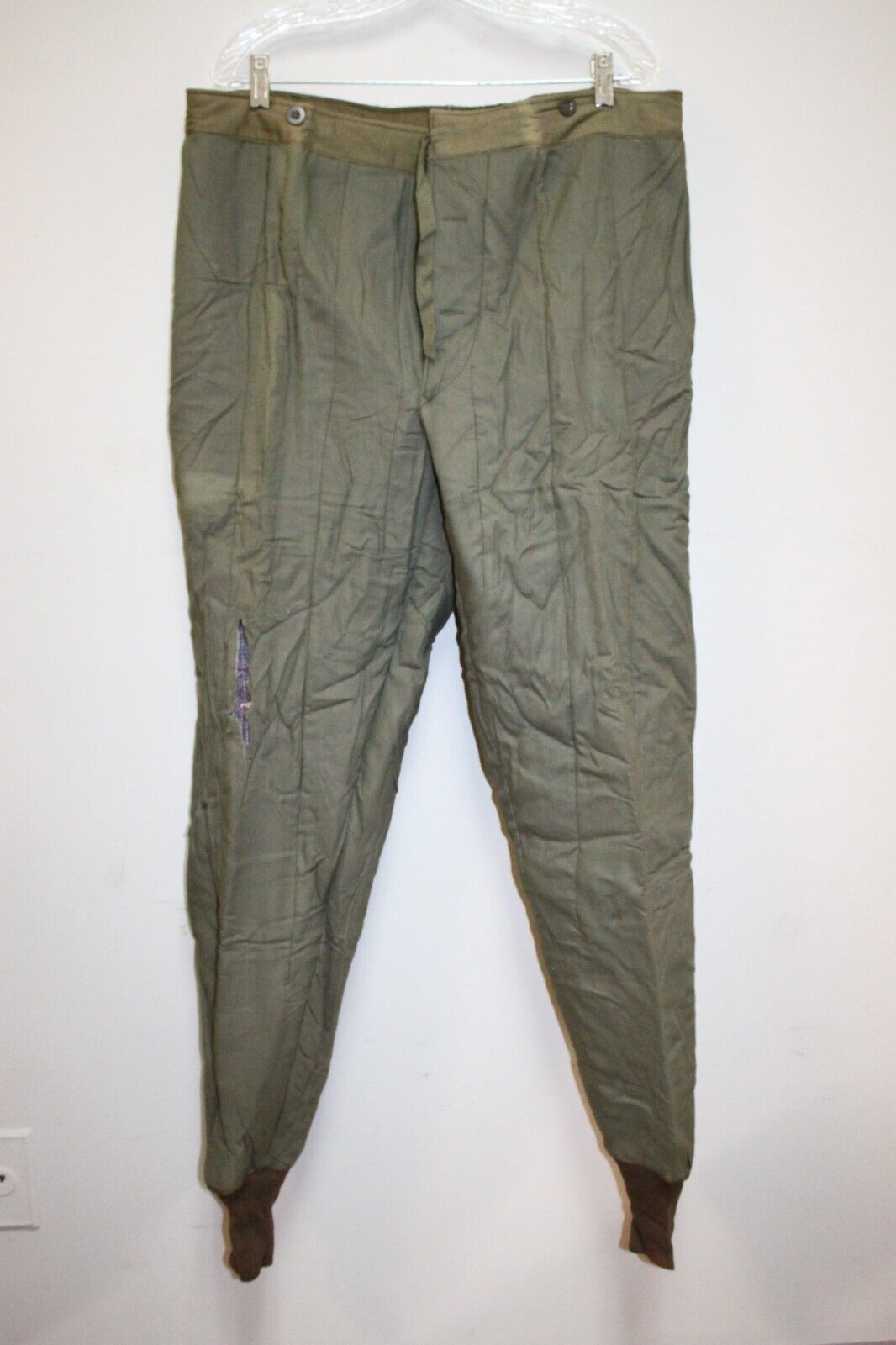 New Genuine Swedish Army Insulated Thermal M90 Pants Green