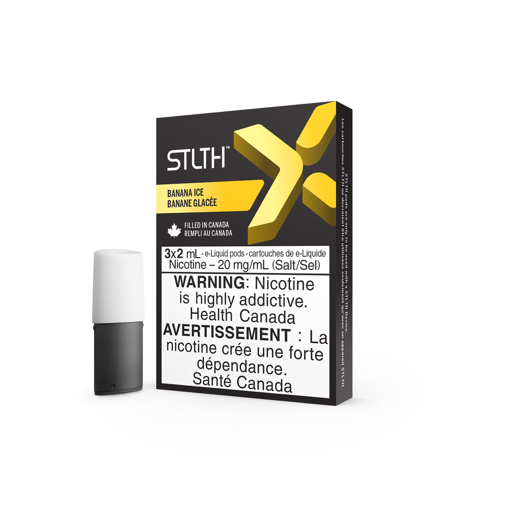 Stlth Vape Stlth X Banana Ice Pods Savour The Vapour