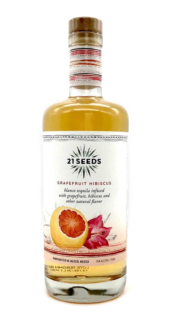 21 Seeds Grapefruit Hibiscus Infused Blanco Tequil