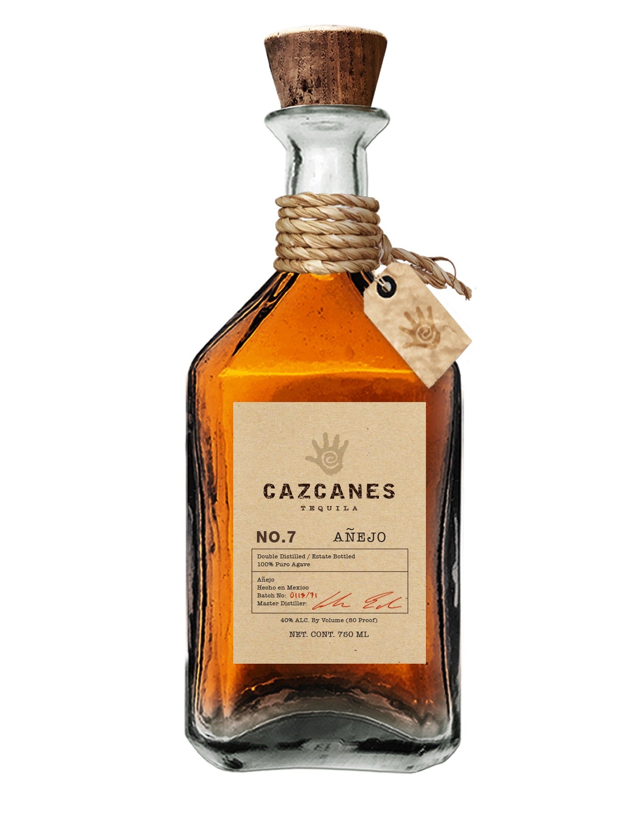 Cazcanes No. 7 Anejo 80 Proof