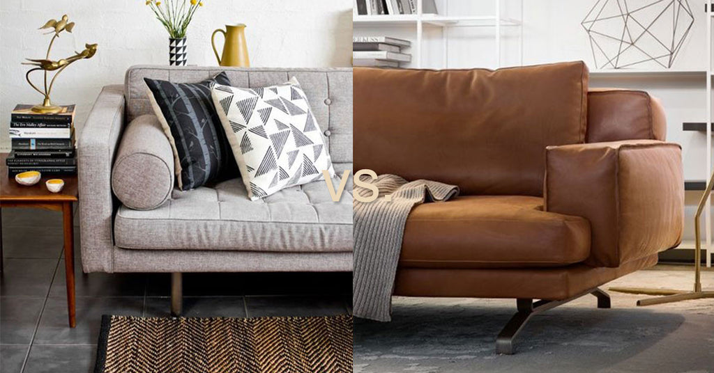 Which Sofa Is Best For You Leather Or Fabric Wazo Furniture
