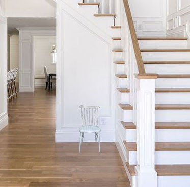 windsor chair at entryway