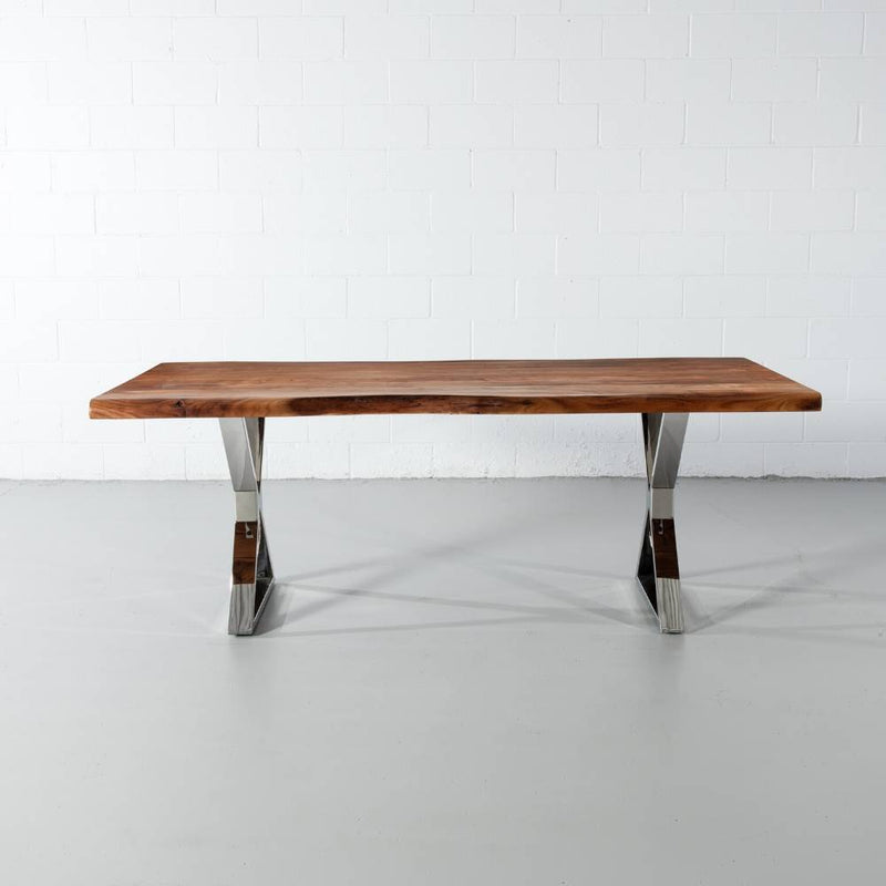 acacia wood live edge coffee table
