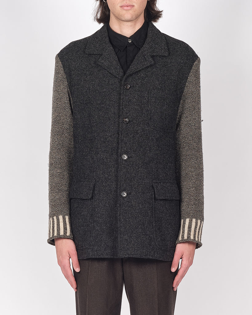 COMME des GARÇONS HOMME PLUS knitted sleeve jacket – dot COMME