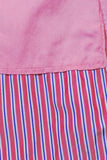COMME des GARÇONS <br> Pink Shirt With Attached Fabric