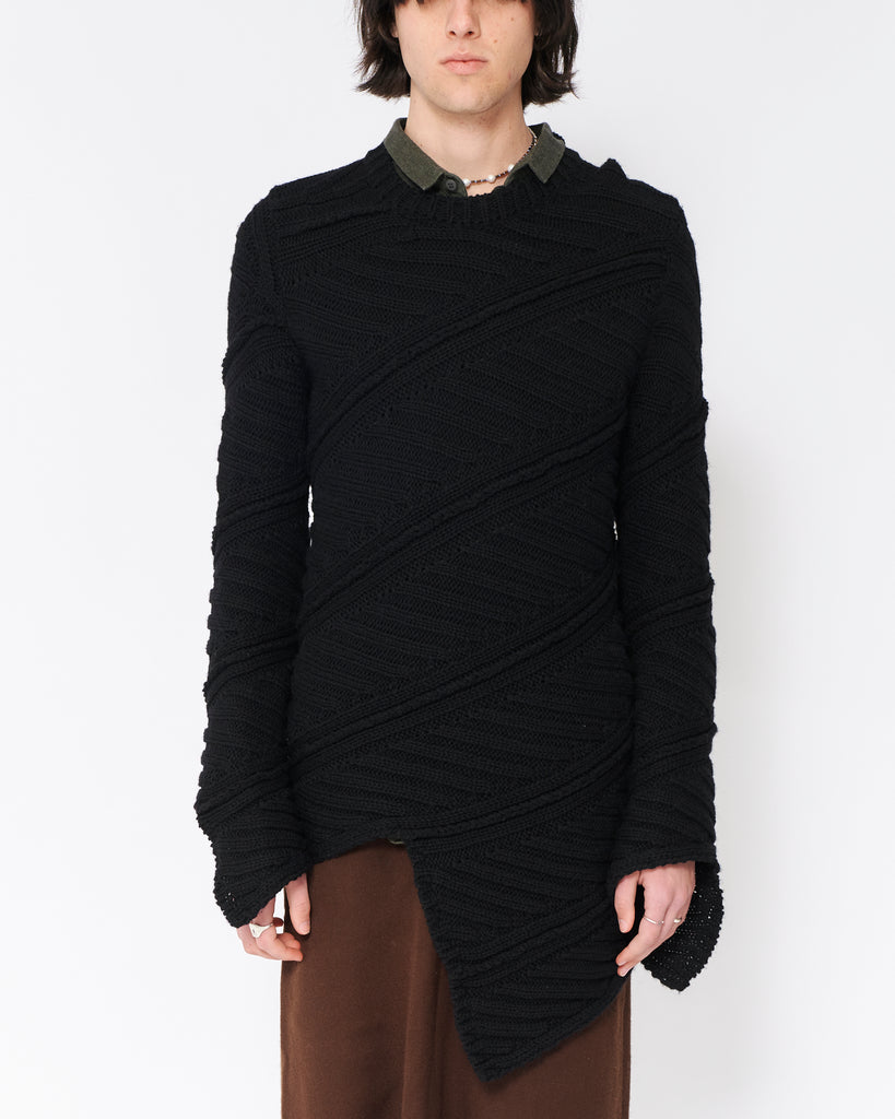 COMME des GARÇONS HOMME PLUS spiral knit – dot COMME