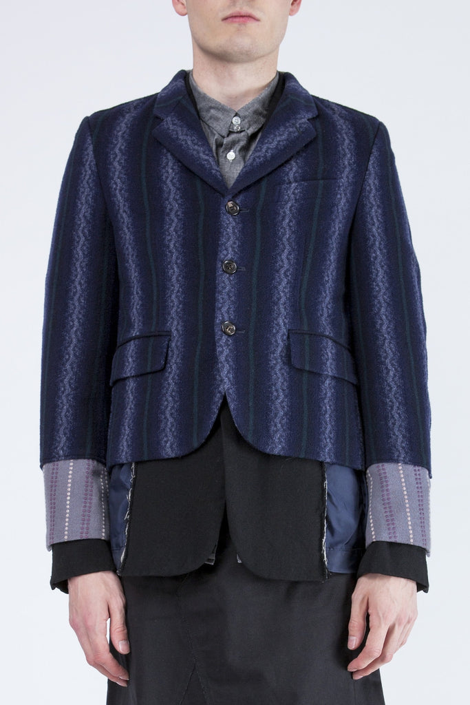 COMME des GARÇONS Striped Wool Jacket – dot COMME