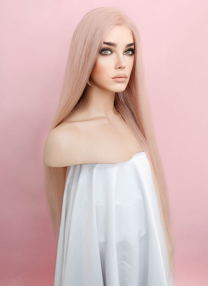 Hot Pink  Money Piece Remy Human Hair Lace Front Wig - UniWigs ® Official  Site