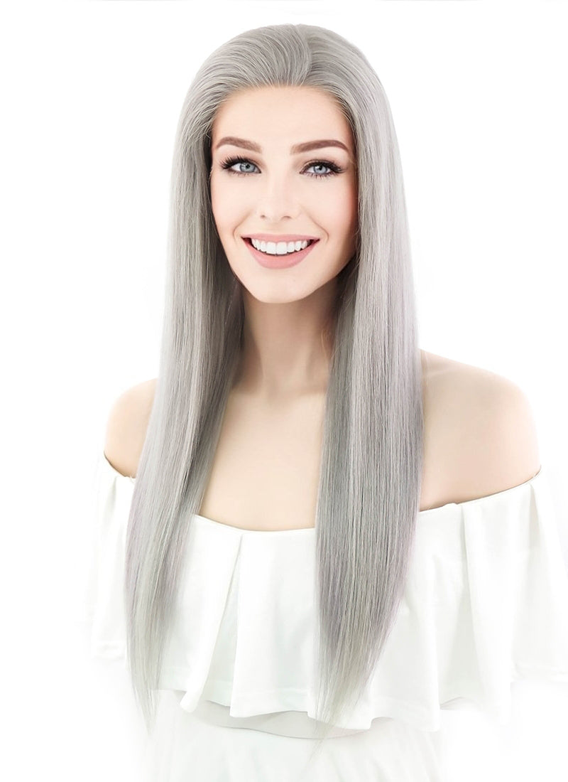 silver hair wig