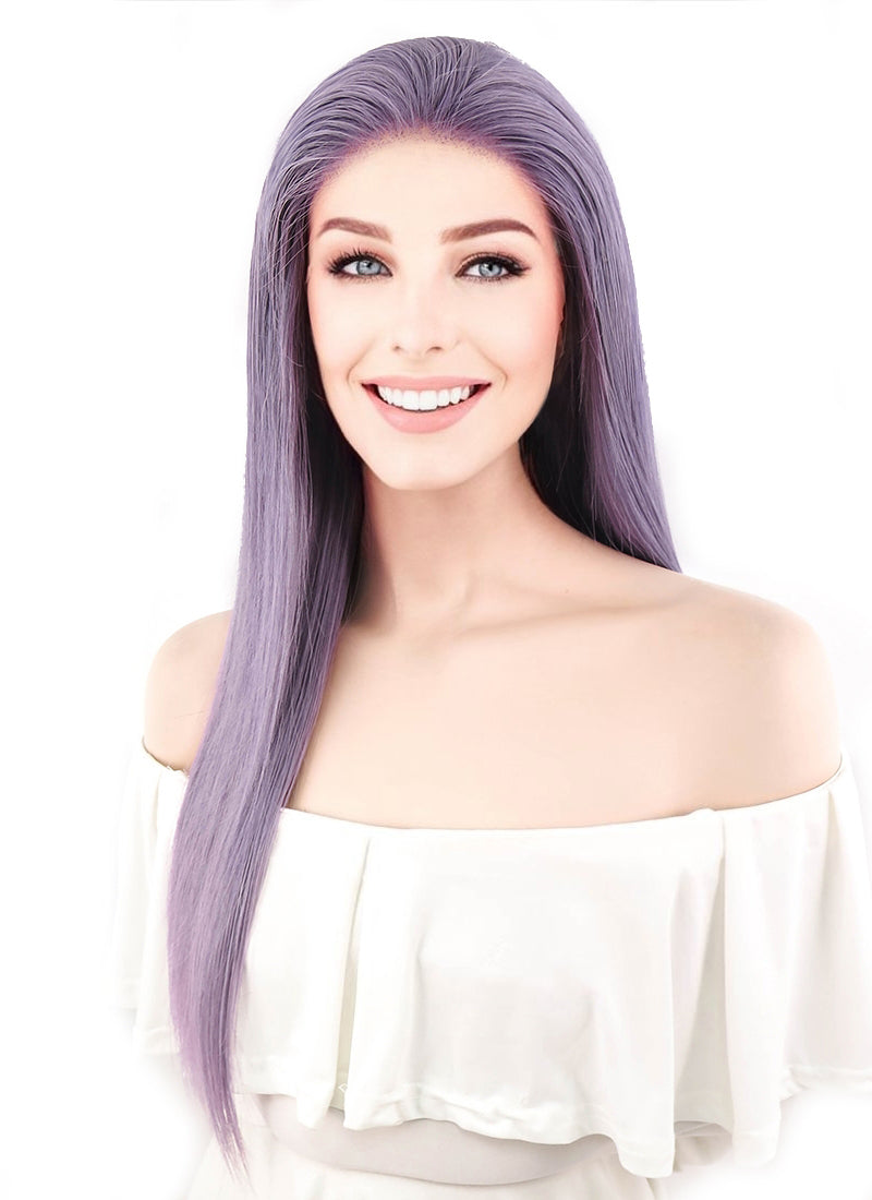 lilac lace front wig