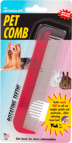 rotating dog comb
