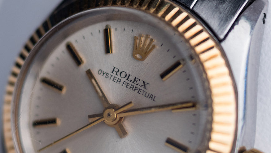 Jam tangan wanita antik Rolex Oyster Perpetual