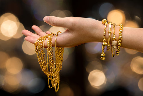 gold bracelets