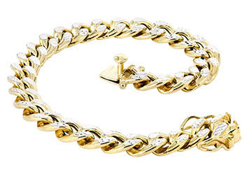 pulsera de cadena de oro