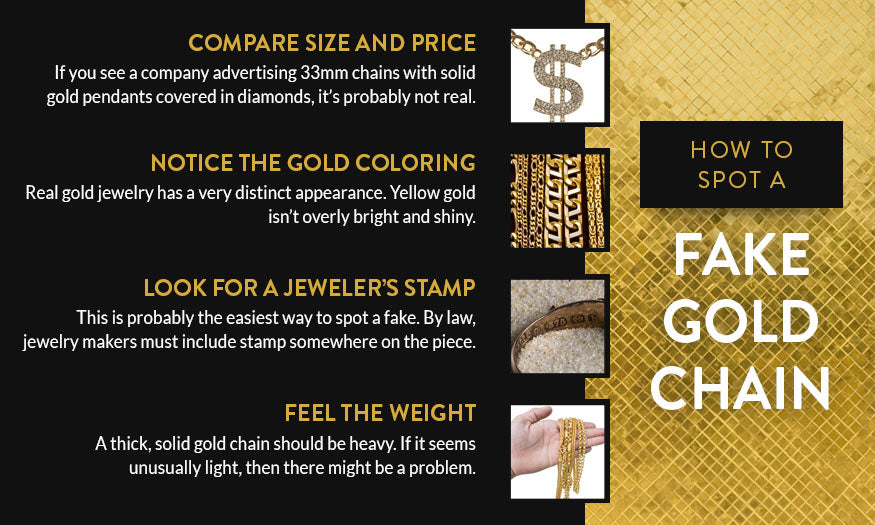 A Beginner's Guide to Spotting Fake Gold Chains & Other Jewelry Pieces –  FrostNYC