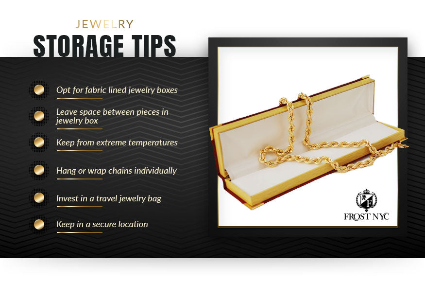 Jewelry storage tips