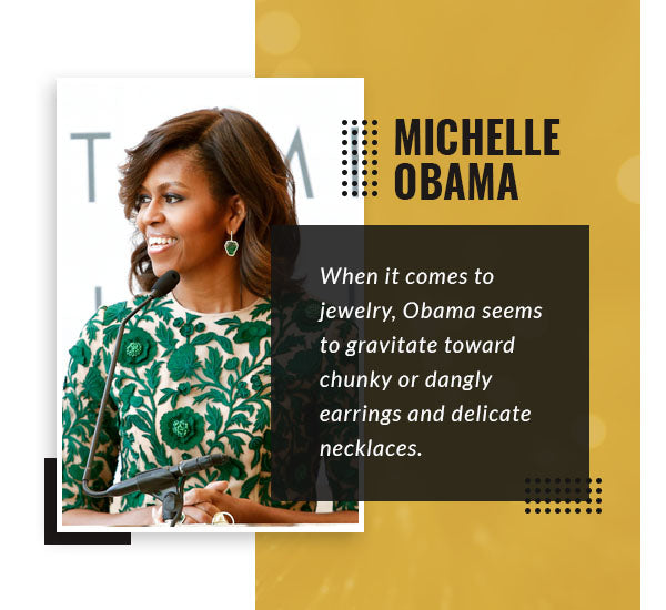 michelle obama smykkegrafikk