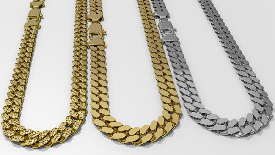 13mm Miami Cuban Link 22k Solid Chain | lupon.gov.ph