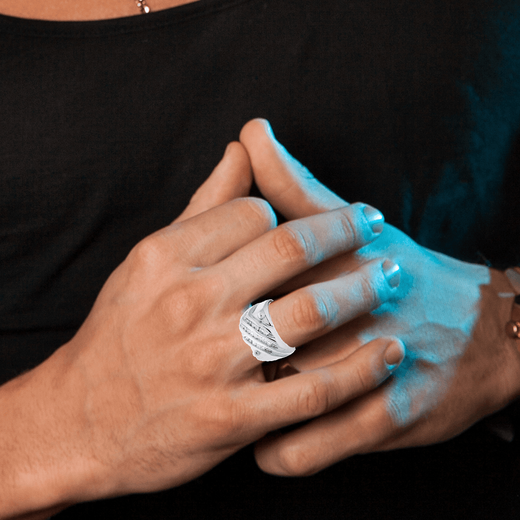 Mens Diamond Ring| 0.41 Carats| 9.81 Grams MEN'S RINGS FROST NYC 