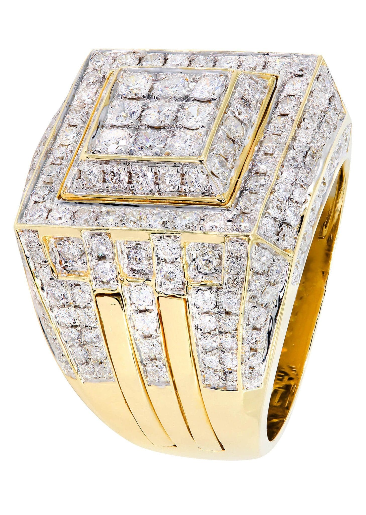 Mens Diamond Pinky Ring| 3.24 Carats| 16.65 Grams – FrostNYC