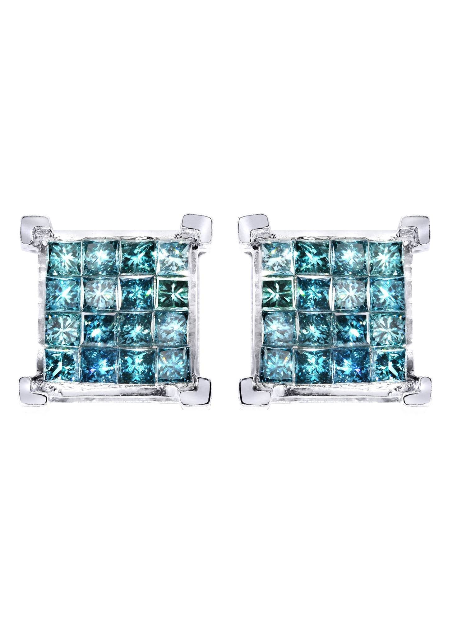 real diamond earrings for men