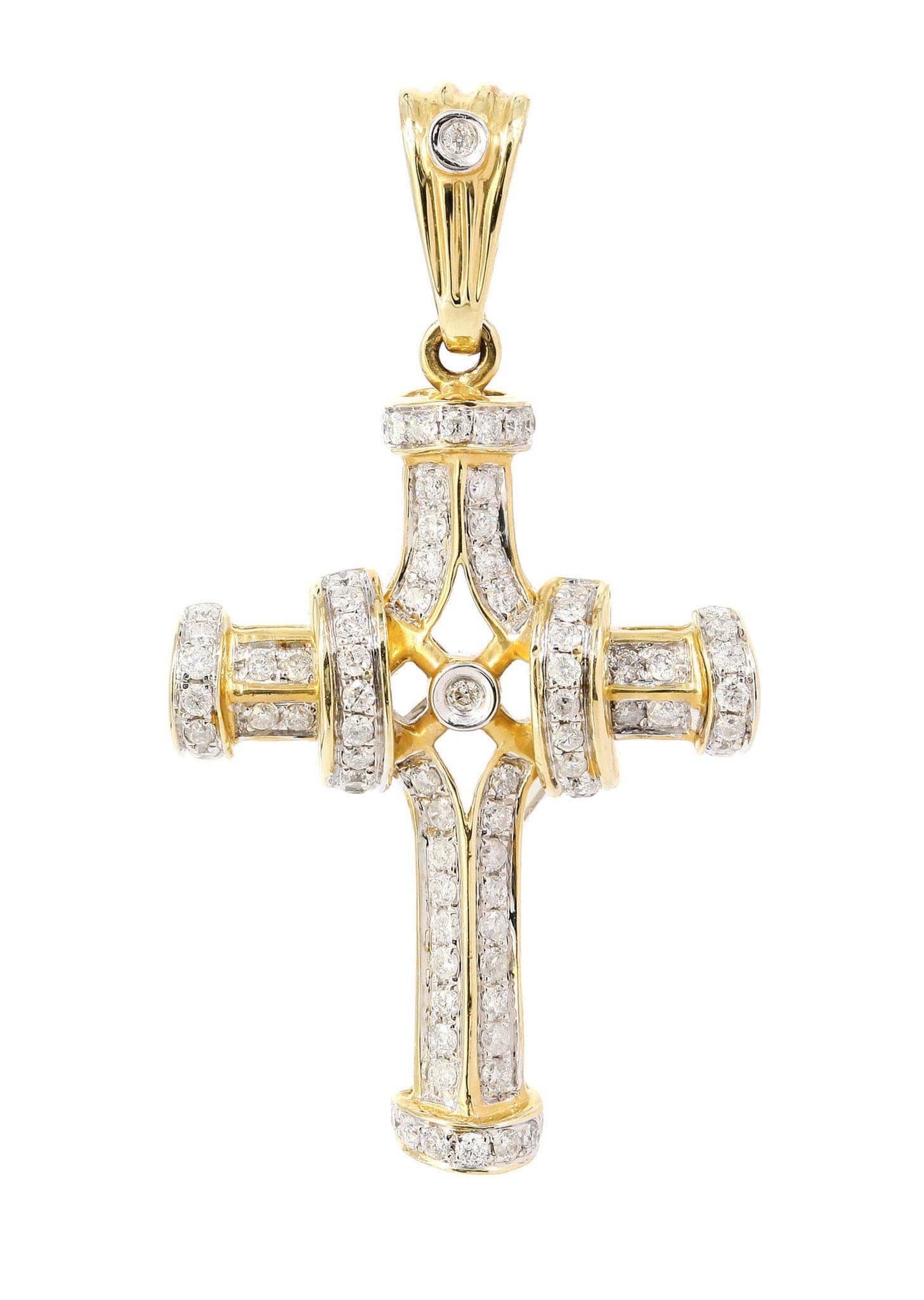 Diamond Cross Pendant |0.45 Carats | 3.45 Grams – FrostNYC