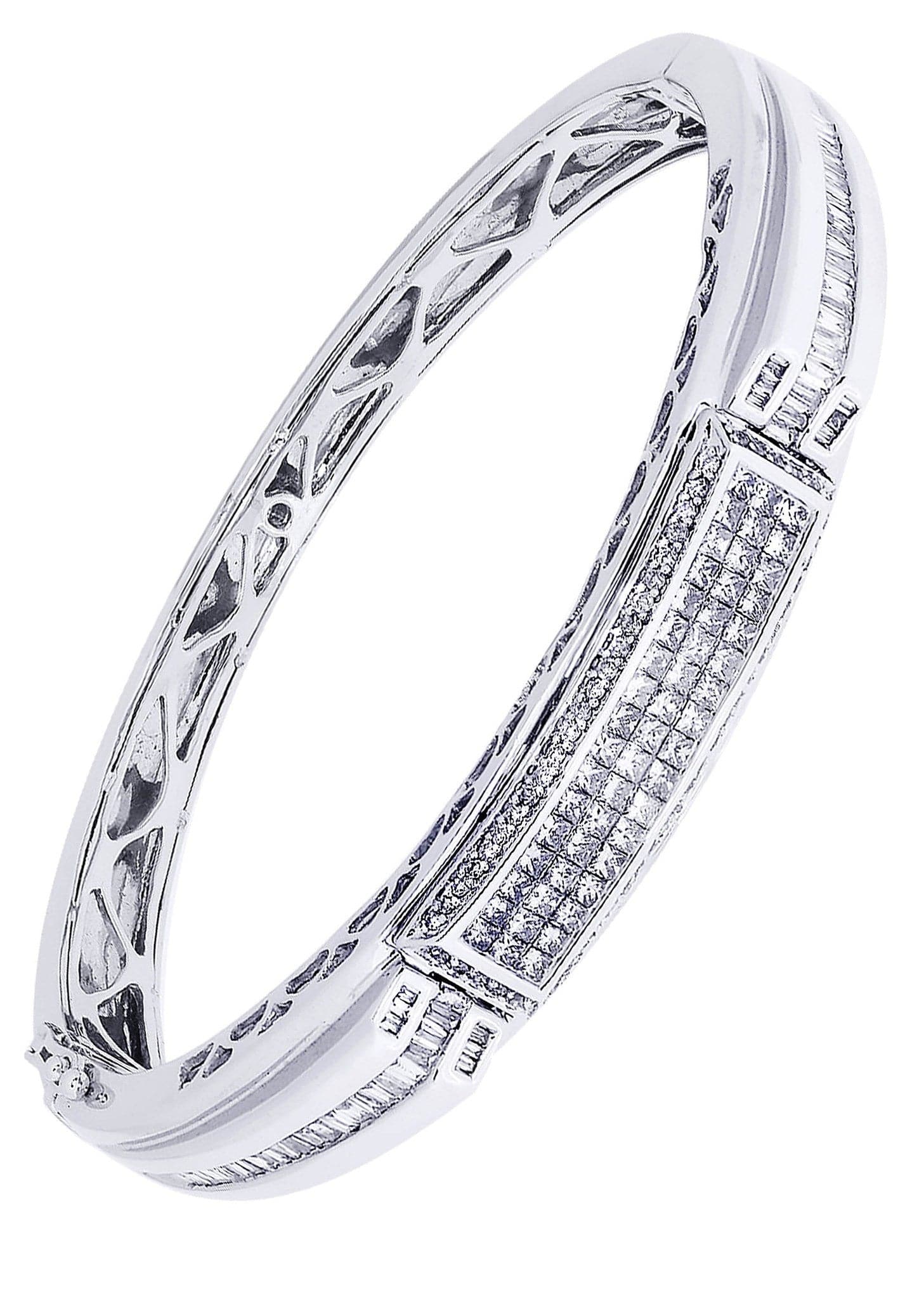 Mens Diamond Bracelet White Gold| 1.33 Carats| 37.35 Grams – FrostNYC
