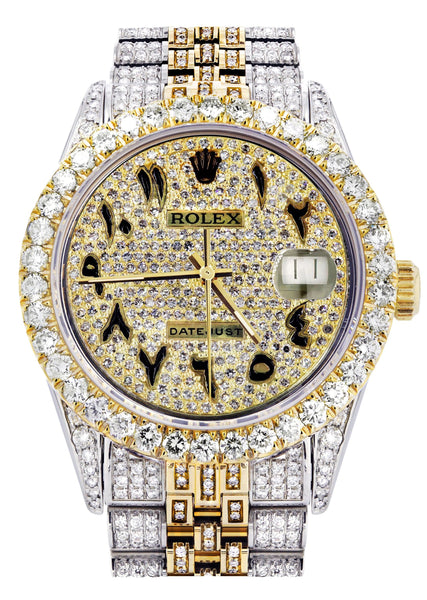iced out rolex mens