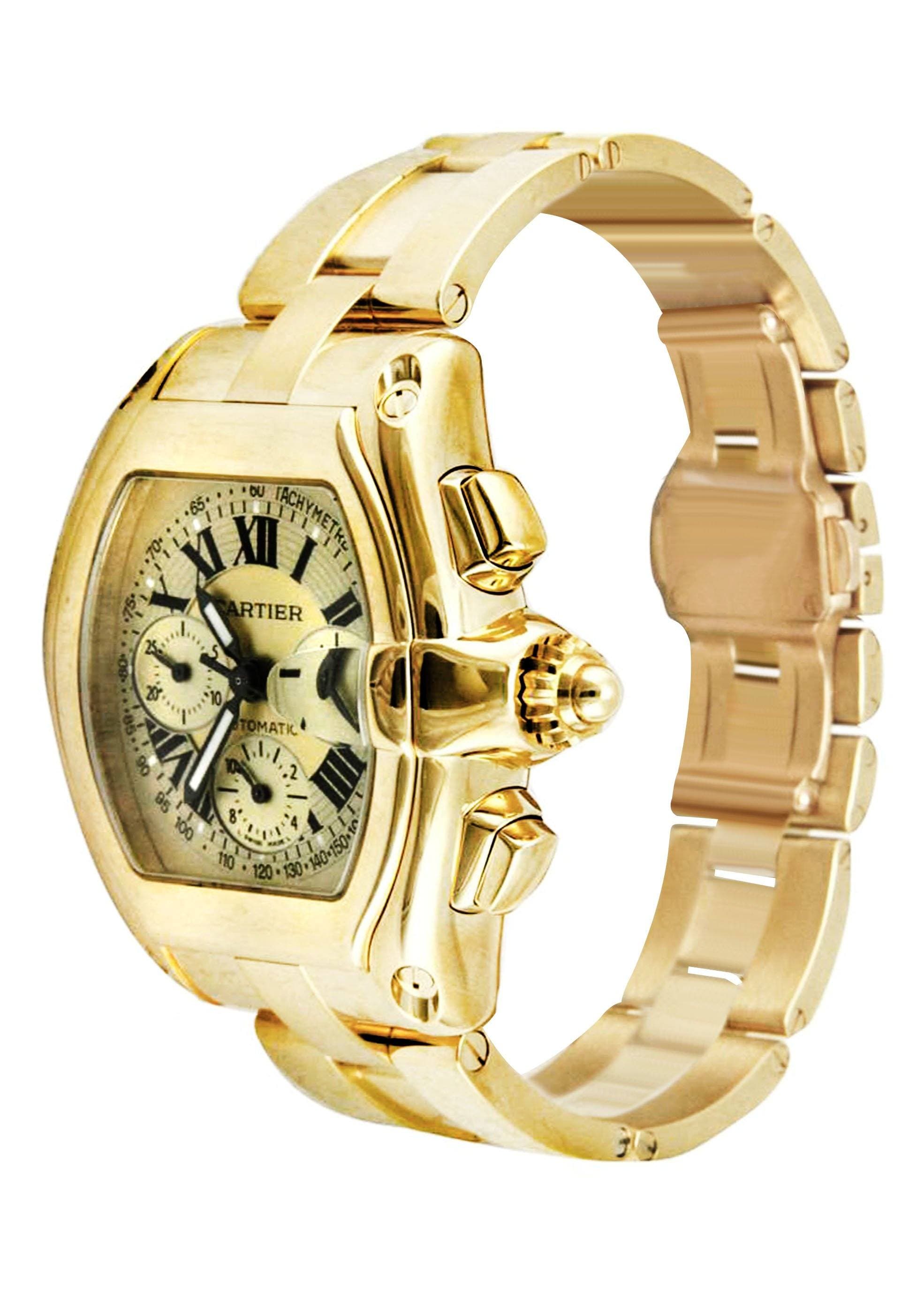 cartier roadster xl gold