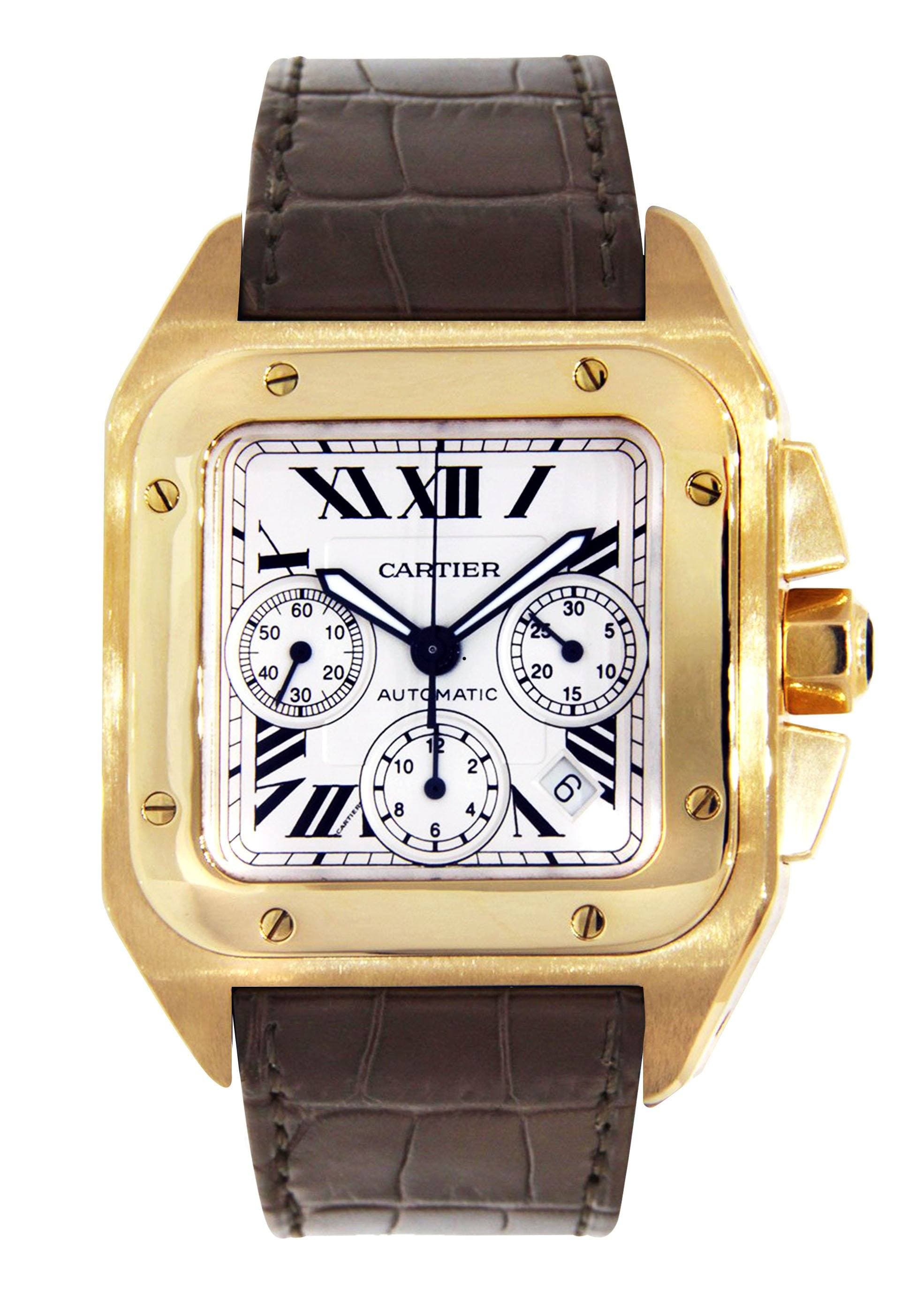 santos 100 cartier watch